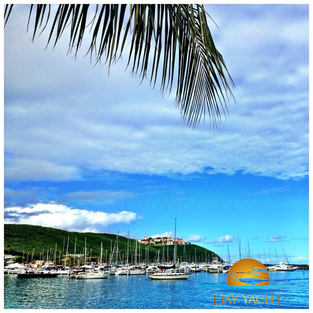 Sailing toward Vieques across calm Caribbean seas, Fajardo Puerto Rico yacht charter